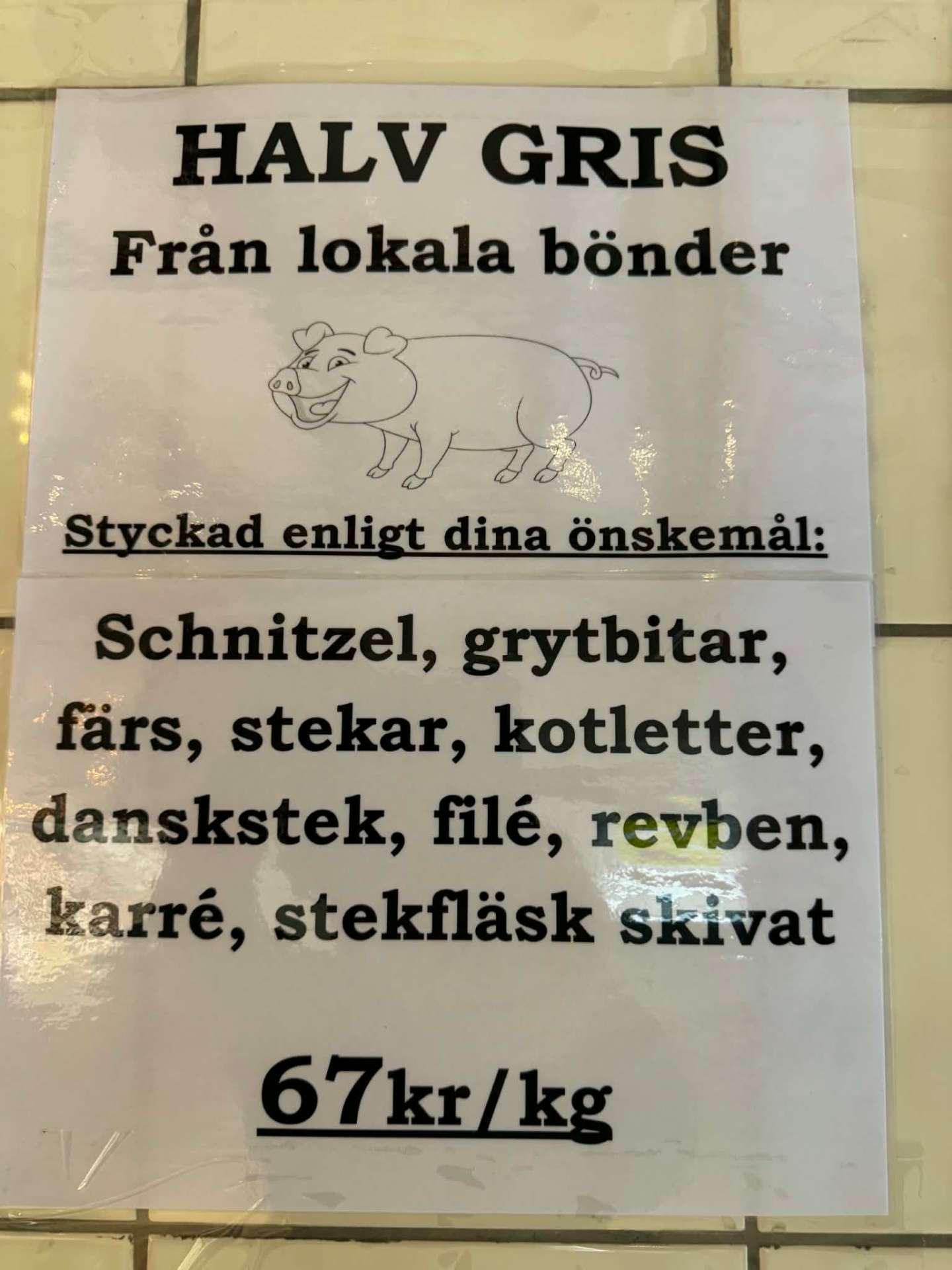 Halv gris